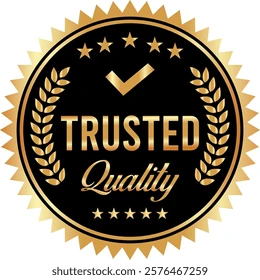 trusted company badges quality logo 260nw 2576467259
